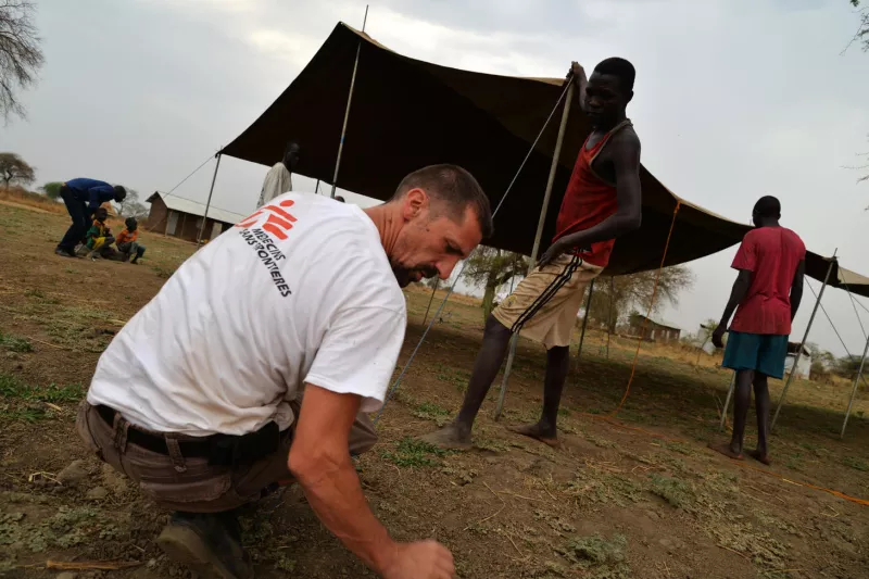 In July 2014, Doctors Without Borders held the first of three rounds of a mass vaccination campaign in Adjumani district of northern Uganda to protect children from pneumonia.